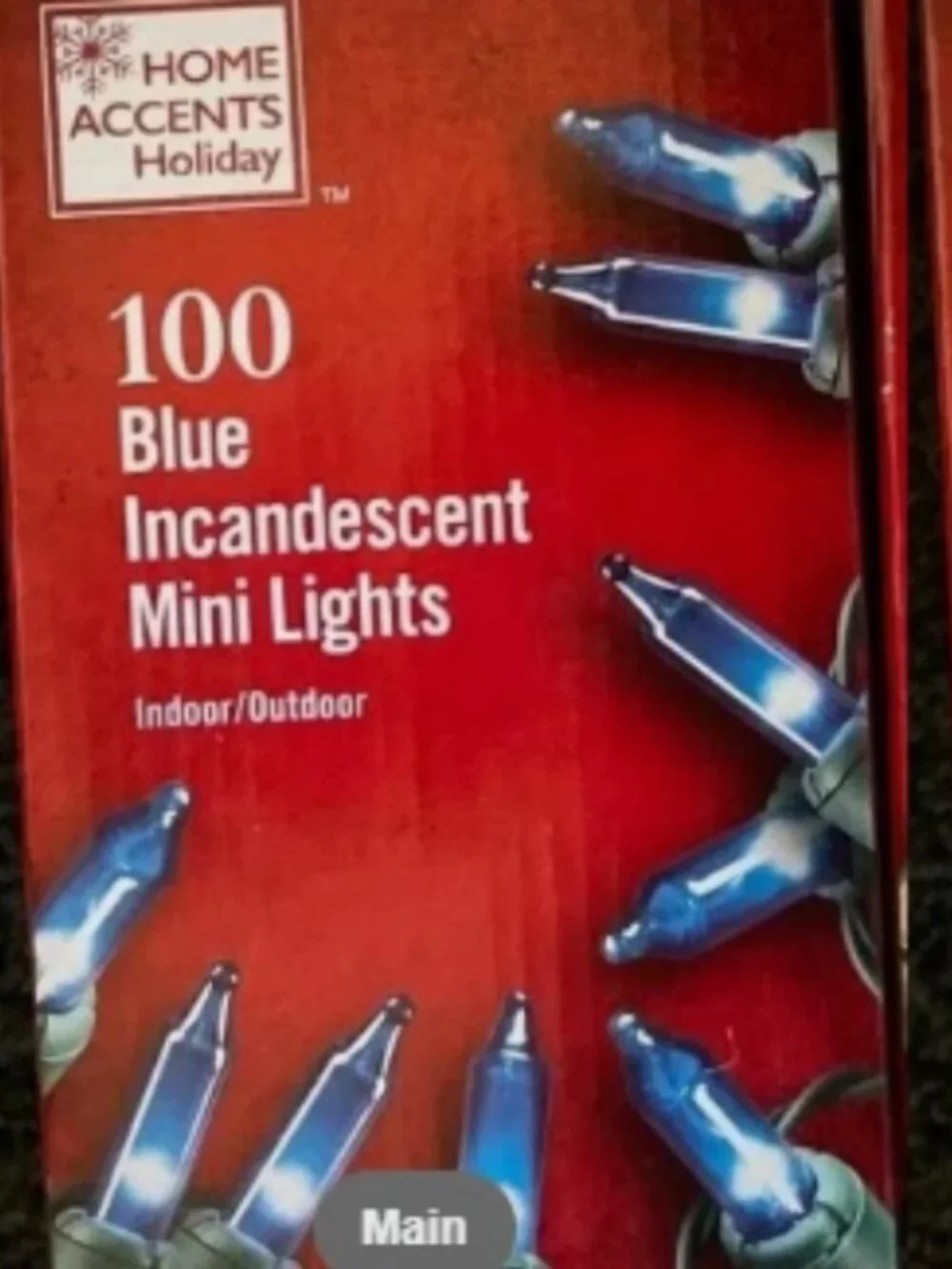 2 Boxes Holiday Time 100 Blue Mini Christmas Lights Indoor Outdoor Green Wire
